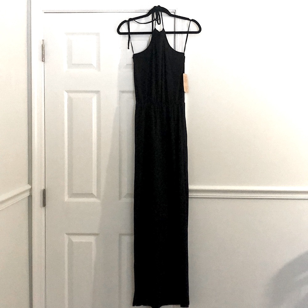 Threads 4 Thought NWT Black Halter Maxi Dress